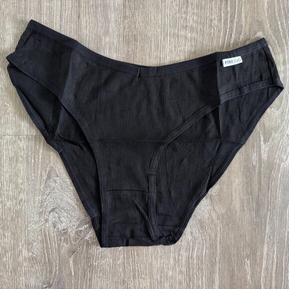 Set of Six Underwear Cotton Bikini Rib Cheeky Panties Sexy V-shaped Waistband - Picture 4 of 11